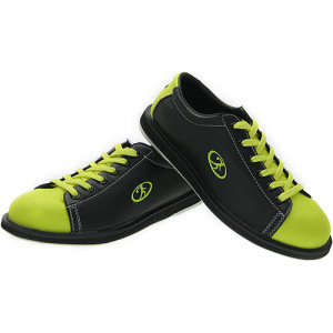 glow-in-the-dark bowling shoes