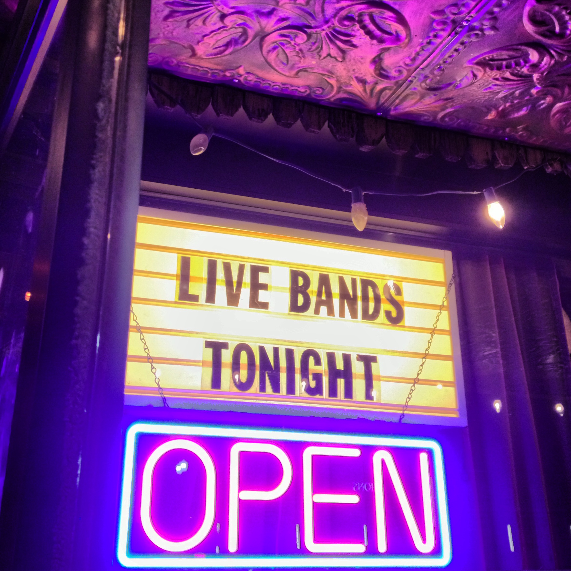 Wordless Wednesday: Live Bands Tonight