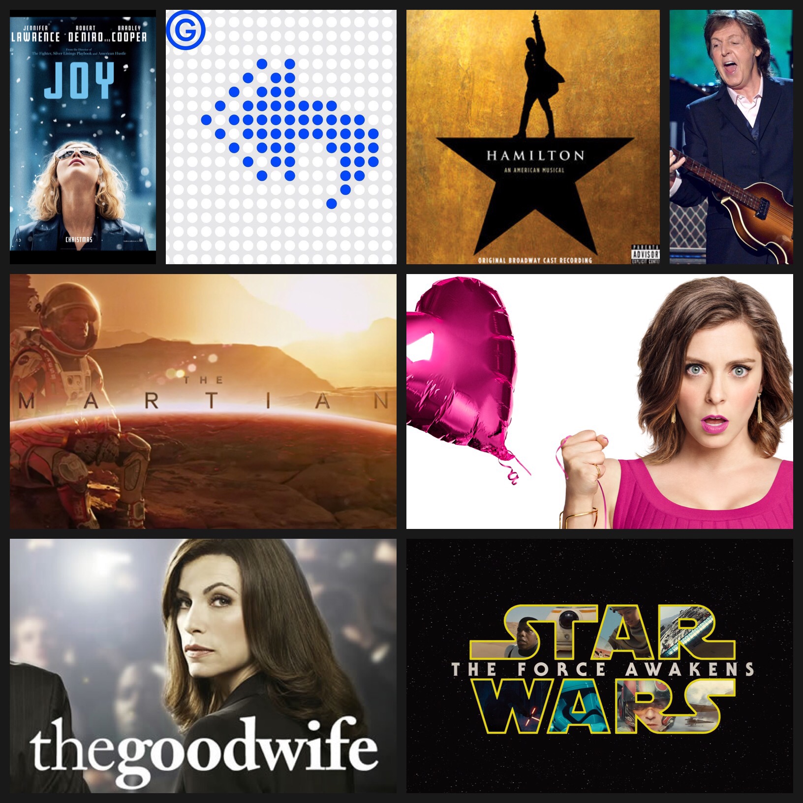 Pop Culture Year in Review 2015